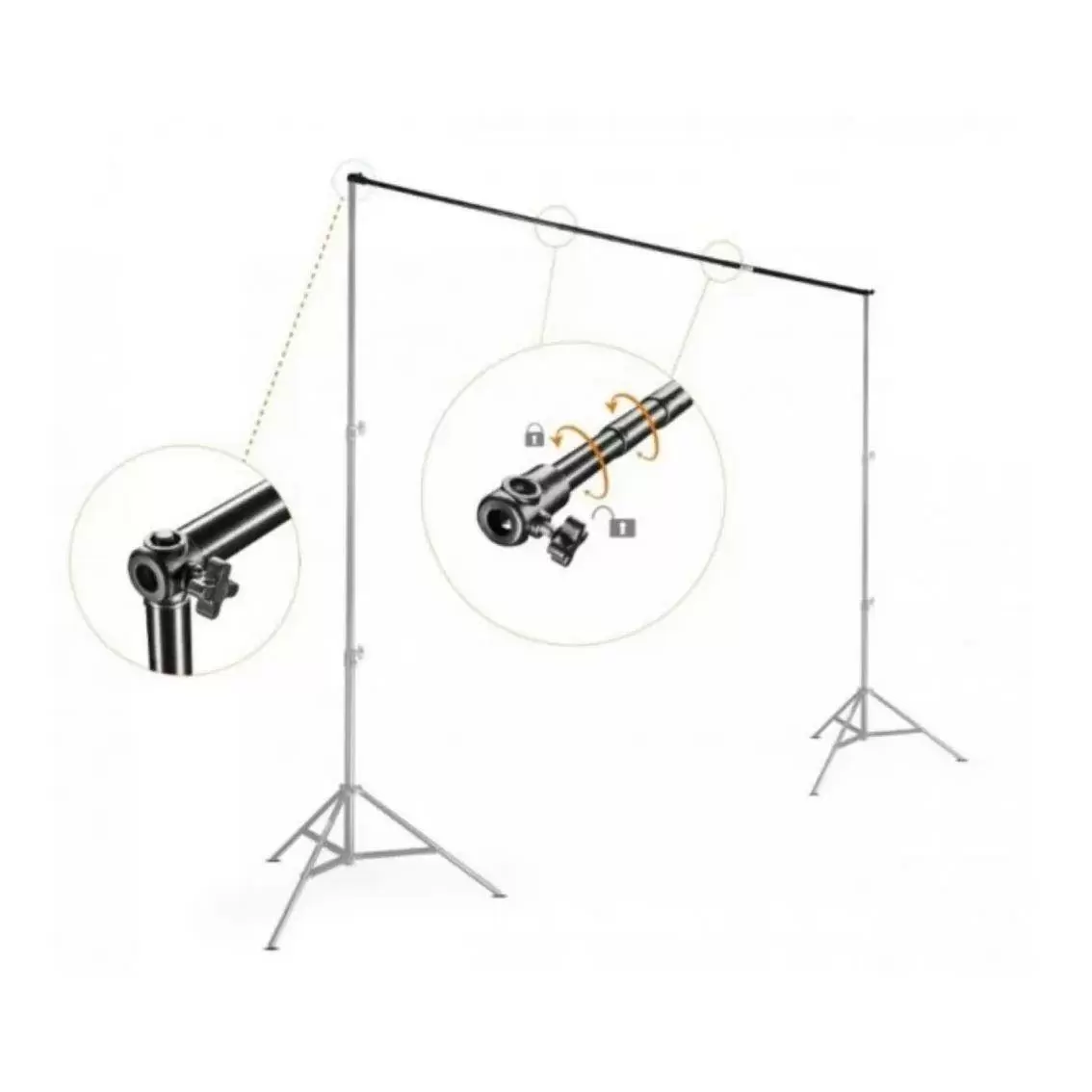 میله تلسکوپی نگهدارنده فون