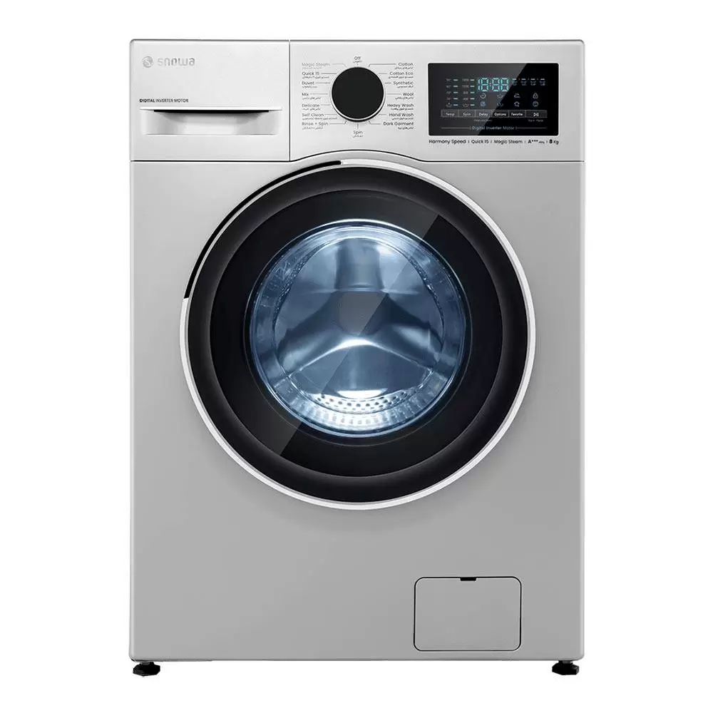 ماشین لباسشویی 8کیلویی اسنوا مدل SWM-B80S کد 23278 