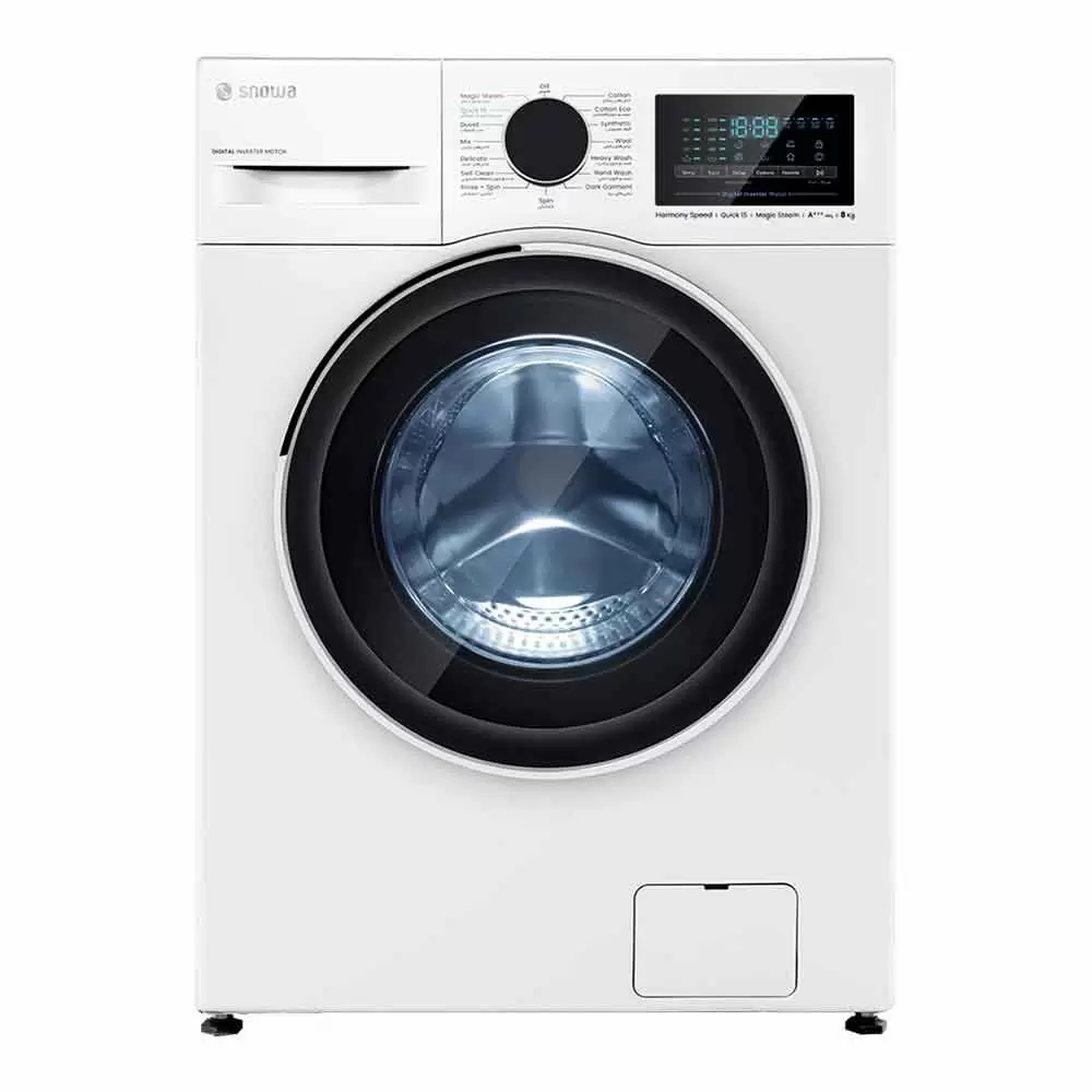 ماشین لباسشویی 8کیلویی اسنوا مدلSWM-B80W کد 23279 