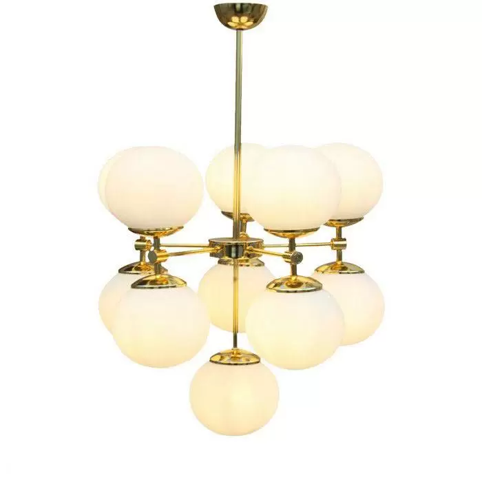 لوستر مدرن مولکولی یازده شعله گرد