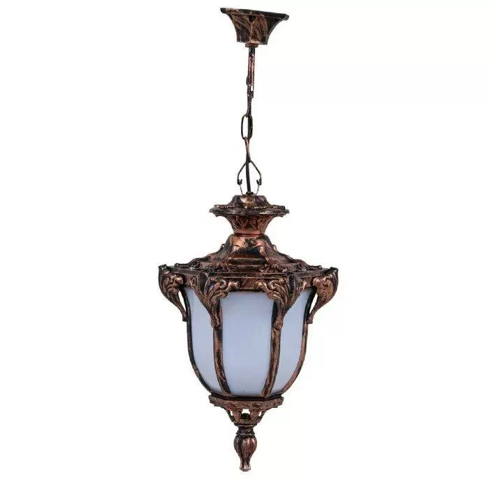 چراغ حیاطی آویز پلاستیکی صدف( پلی کربنات اصلی 3 سال ضمانت )