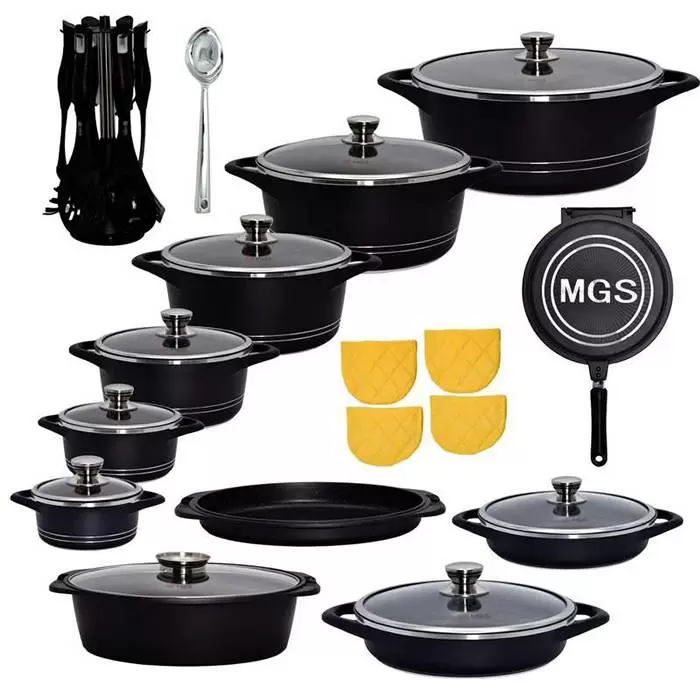 سرویس قابلمه 33 پارچه گرانیت ایتالیاB ام جی اس