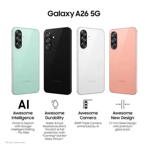 Galaxy A26 5G 128GB RAM 6GB Vietnam