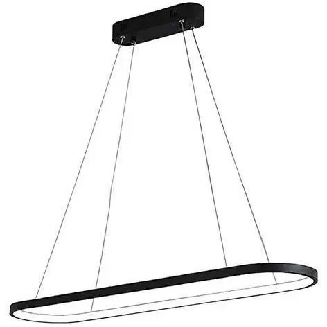 لوستر مدرن اس ام دی SMD خور مدل رینگ بیضی ریموت دار