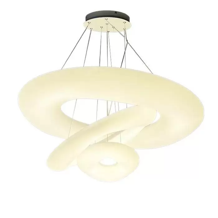 لوستر اس ام دی SMD خور مدل ابری سه طبقه ریموت دار