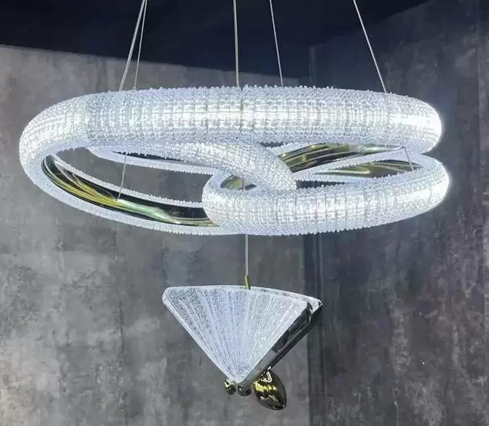 لوستر مدرن اس ام دی SMD خور مدل پروانه ریموت دار